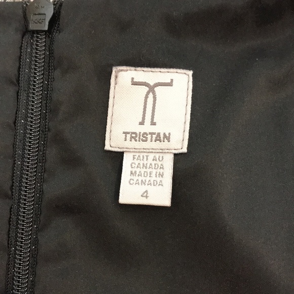 Size 4 Tristan grey and white dress - Picture 6 of 7